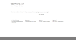Desktop Screenshot of odoriworld.com